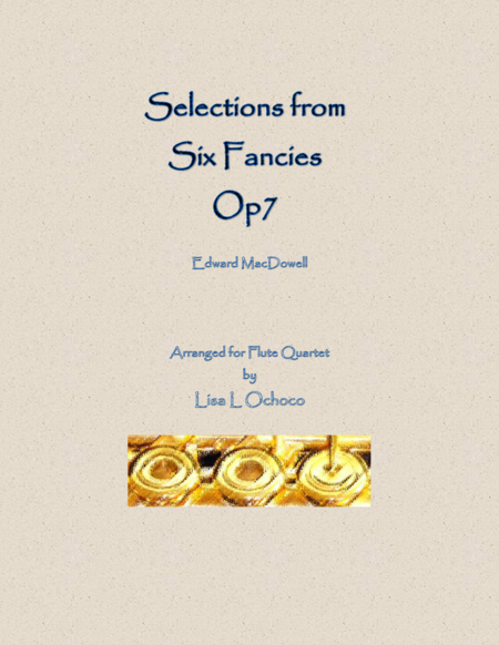 Free Sheet Music Selections From Six Fancies For Flute Quartet