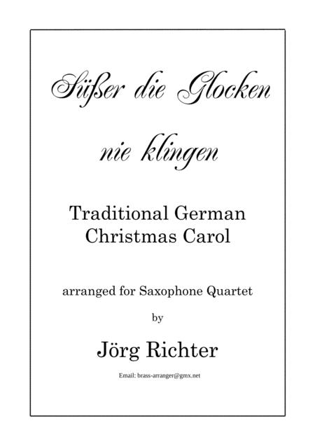 Ser Die Glocken Nie Klingen Fr Saxophon Quartett Sheet Music