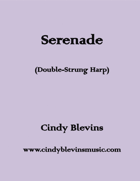 Free Sheet Music Serenade An Original Solo For Double Strung Harp