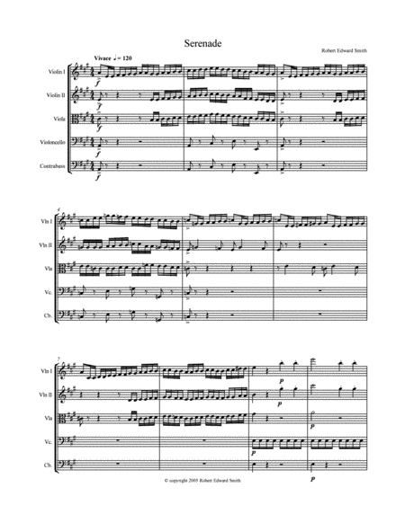 Free Sheet Music Serenade For Strings