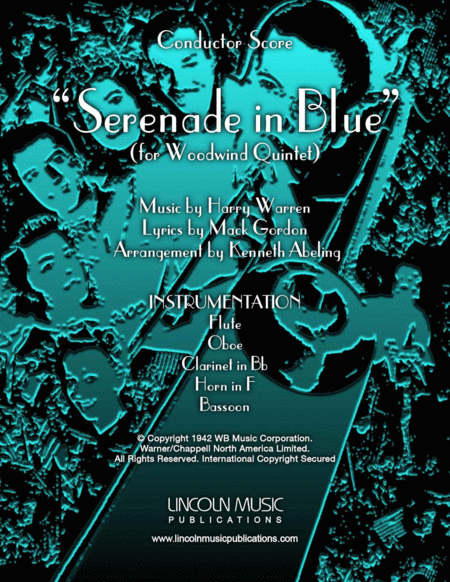 Serenade In Blue For Woodwind Quintet Sheet Music