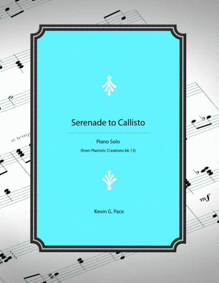 Free Sheet Music Serenade To Callisto Piano Solo