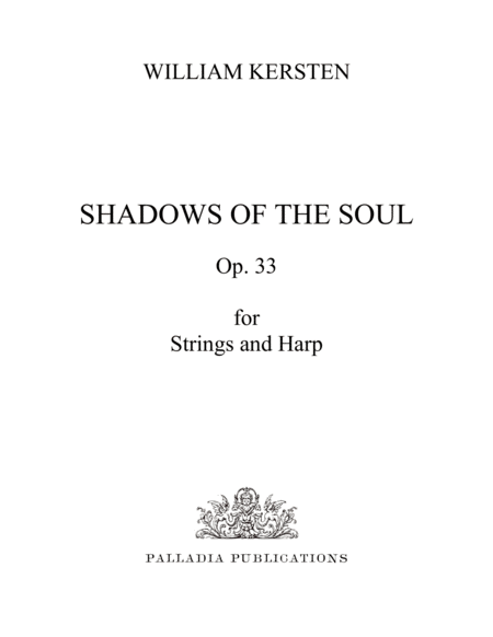 Free Sheet Music Shadows Of The Soul For Strings And Harp