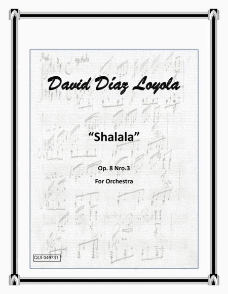 Free Sheet Music Shalala Full Orchestra Op 8 Nro 3