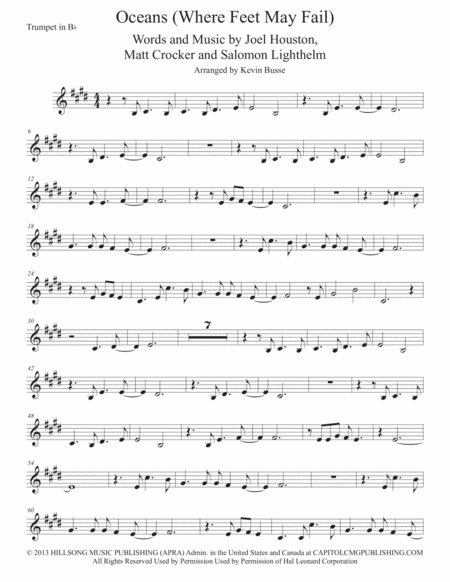 Free Sheet Music Shape Of You For Trumpet