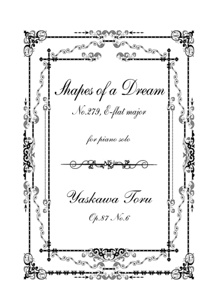 Shapes Of A Dream No 279 E Flat Major Op 87 No 6 Sheet Music