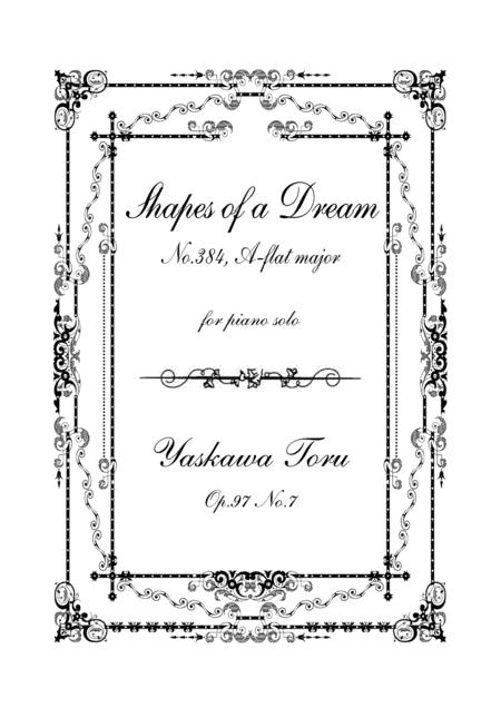 Free Sheet Music Shapes Of A Dream No 384 A Flat Major Op 97 No 7