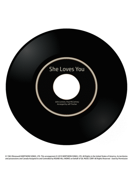 Free Sheet Music She Loves You