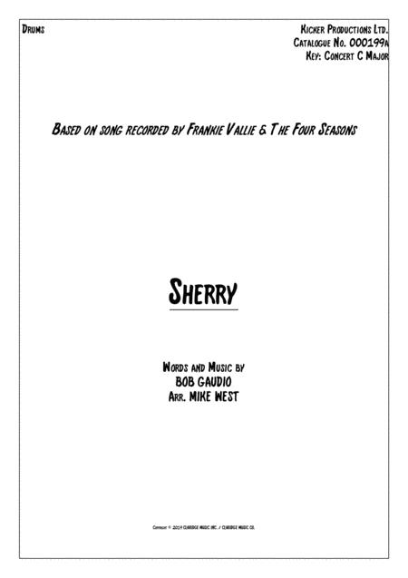 Sherry Baby Drums Sheet Music