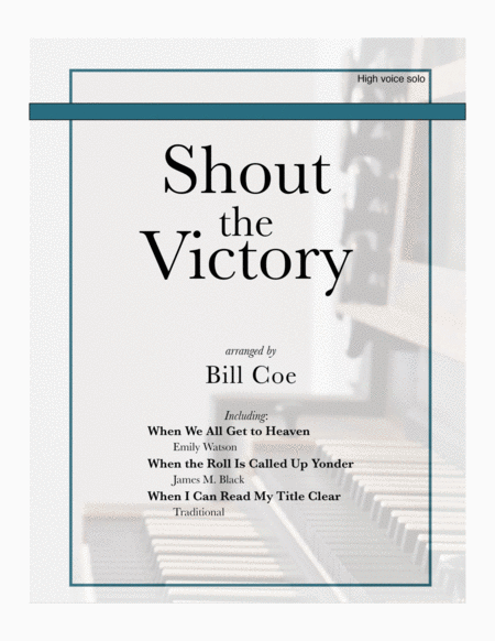 Free Sheet Music Shout The Victory High Voice Solo