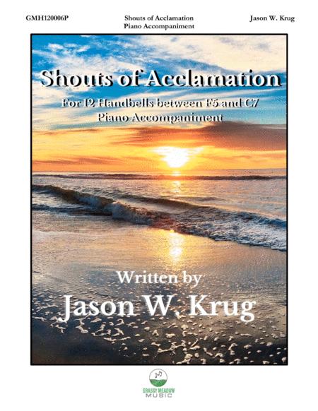 Free Sheet Music Shouts Of Acclamation Piano Accompaniment For 12 Bell Version