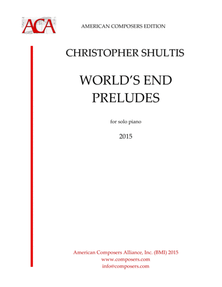 Shultis Worlds End Preludes Sheet Music