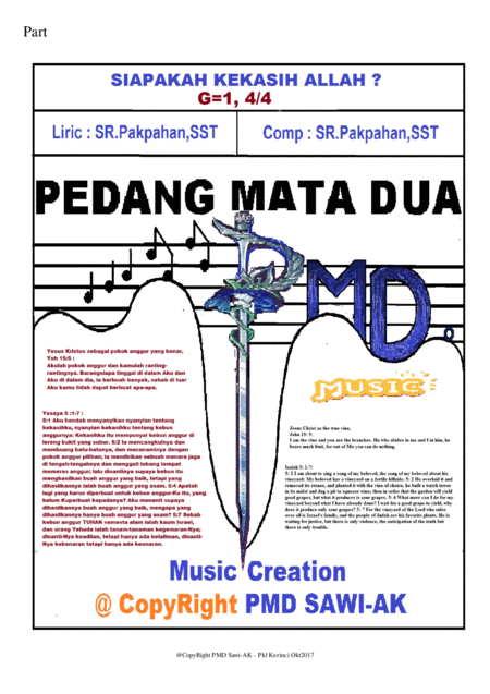 Free Sheet Music Siapakah Kekasih Allah