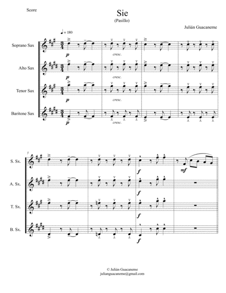 Free Sheet Music Sie