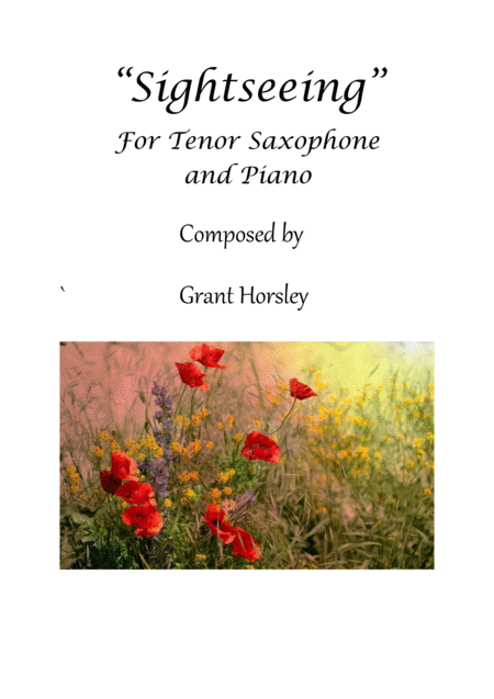 Free Sheet Music Sightseeing For Tenor Sax And Piano Available For Alto