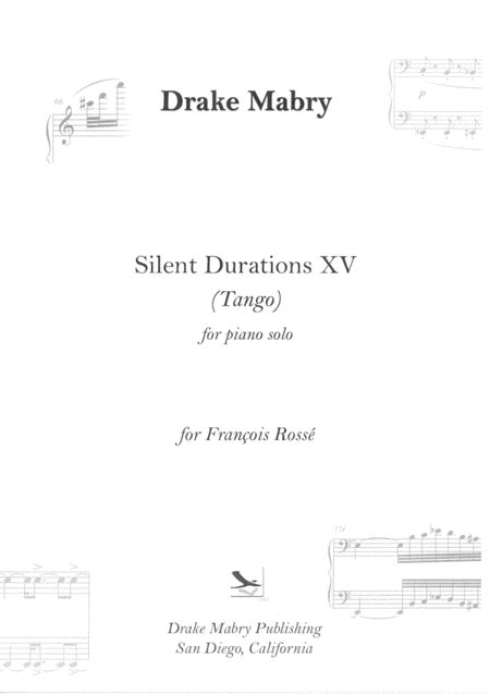 Silent Durations Xv Tango Sheet Music