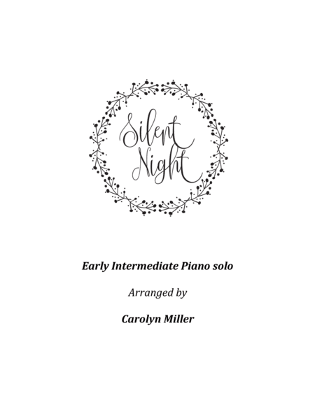 Silent Night 4 Pages Sheet Music