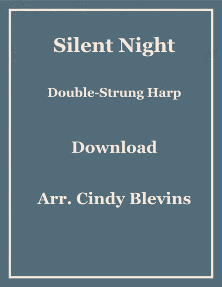 Silent Night Arranged For Double Strung Harp Sheet Music