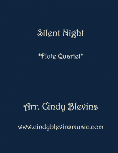 Free Sheet Music Silent Night For Flute Quartet
