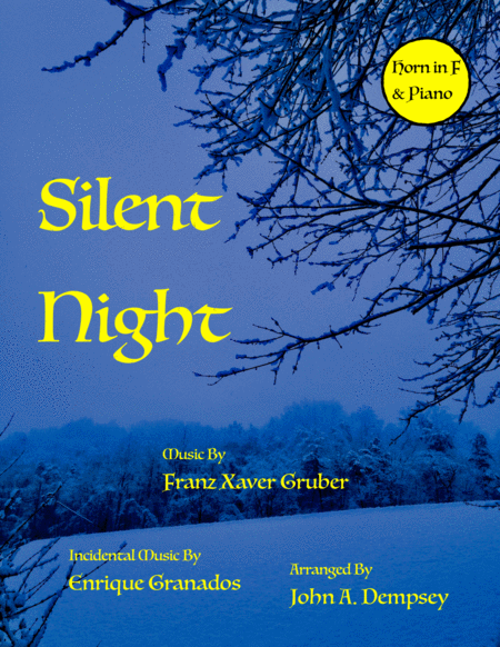 Free Sheet Music Silent Night Horn In F And Piano