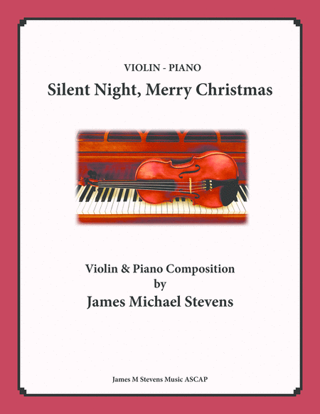 Silent Night Merry Christmas Violin Piano Sheet Music