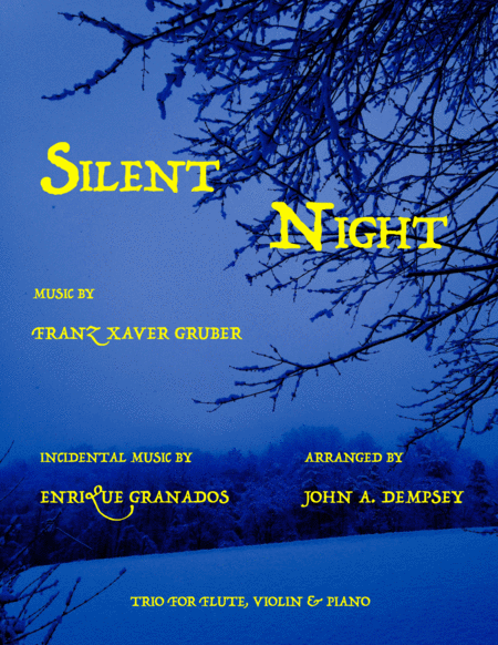 Free Sheet Music Silent Night Trio For Flute Violin And Piano