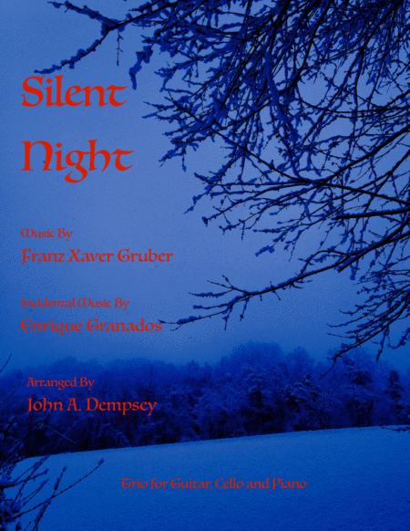 Free Sheet Music Silent Night Trio For Guitar Cello And Piano