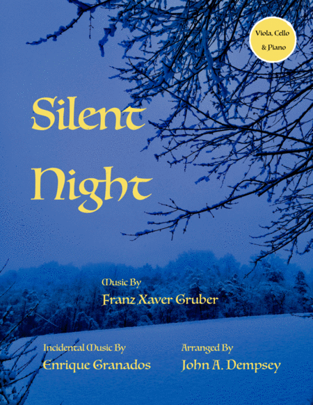 Silent Night Trio For Viola Cello And Piano Sheet Music