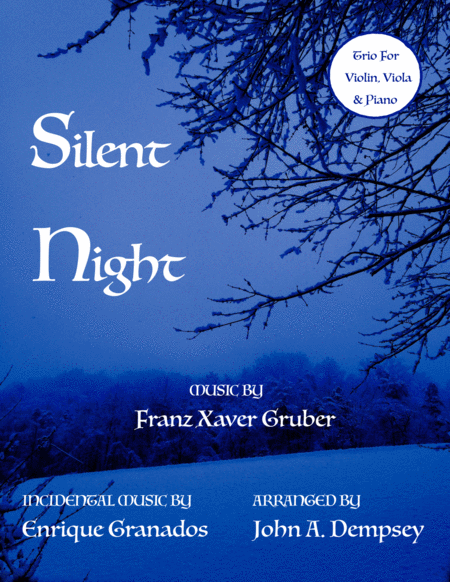 Free Sheet Music Silent Night Trio For Violin Viola And Piano