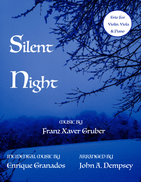 Silent Night Trio For Violin Viola And Piano Sheet Music