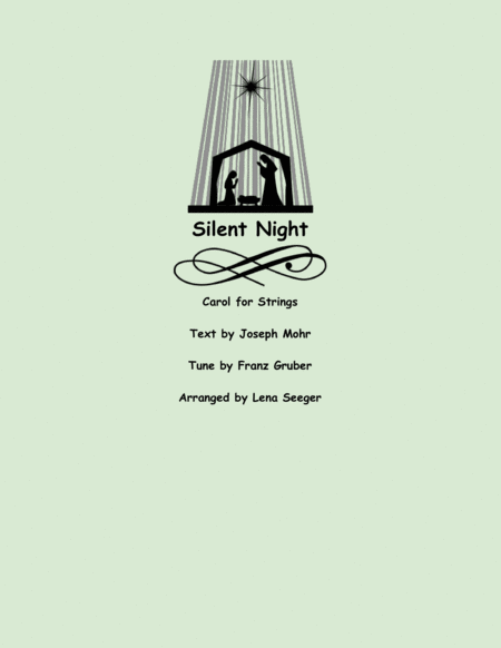 Silent Night Two Violins And Cello Sheet Music