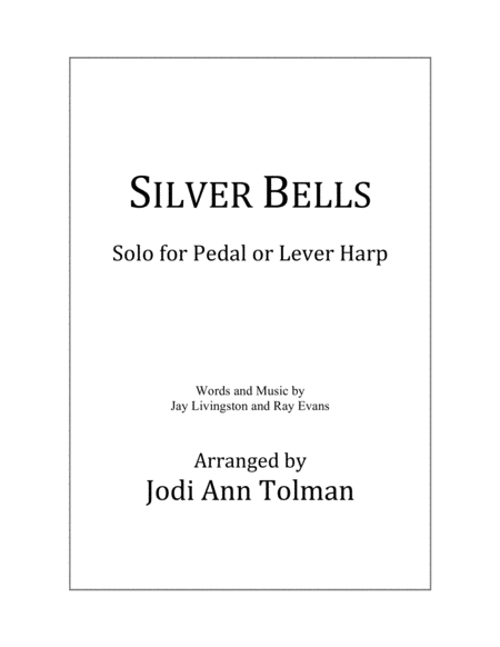 Free Sheet Music Silver Bells Harp Solo