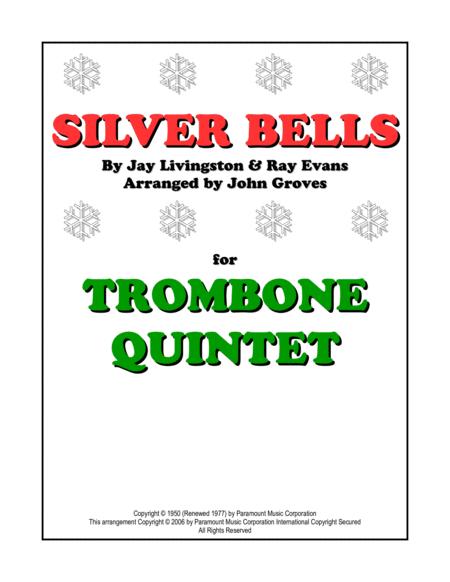 Silver Bells Trombone Quintet Sheet Music