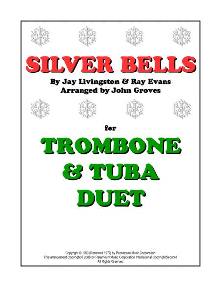 Silver Bells Trombone Tuba Duet Sheet Music