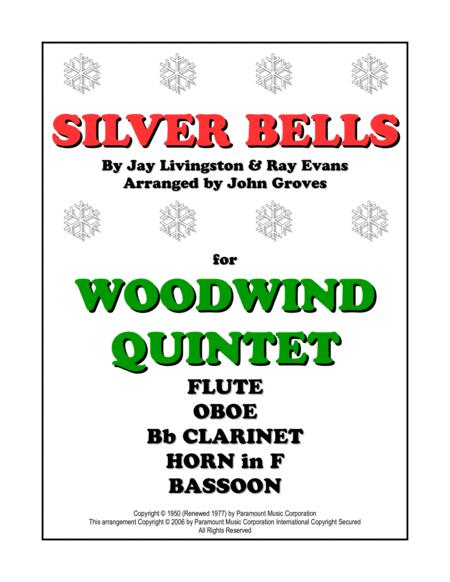 Free Sheet Music Silver Bells Woodwind Quintet