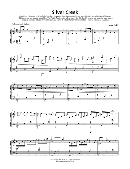 Silver Creek Sheet Music