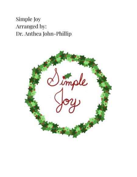 Free Sheet Music Simple Joy