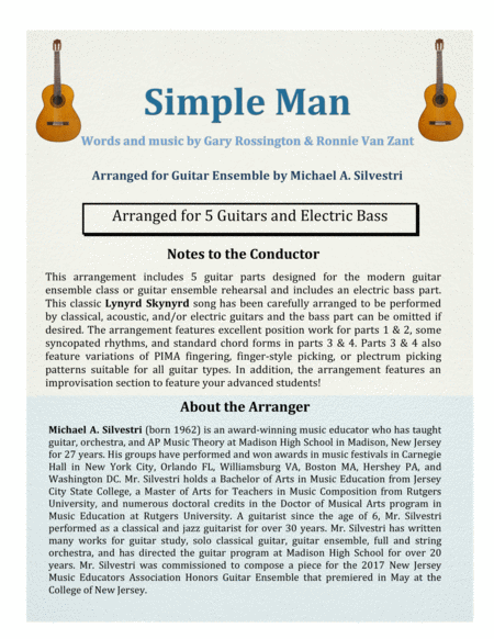 Simple Man Sheet Music