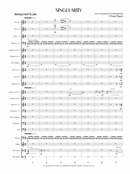 Free Sheet Music Singularity