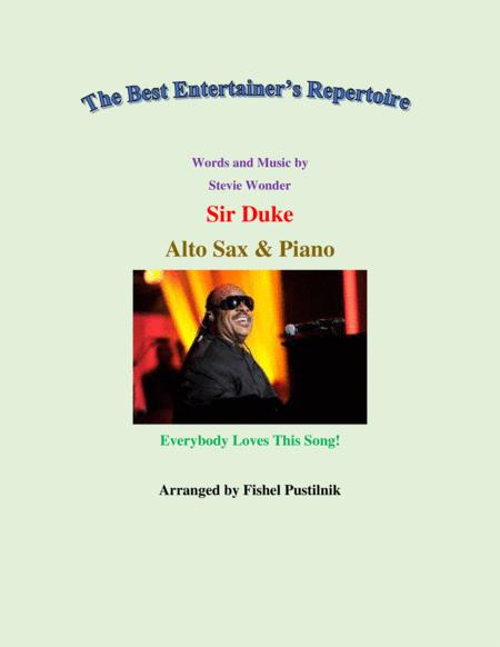 Sir Duke For Alto Sax And Piano Video Sheet Music