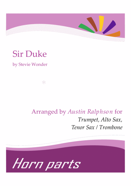 Free Sheet Music Sir Duke Horn Parts