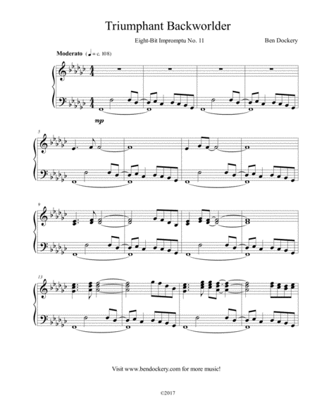 Free Sheet Music Six Benedictions For Worship