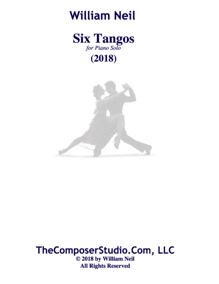 Six Tangos For Piano Solo Sheet Music