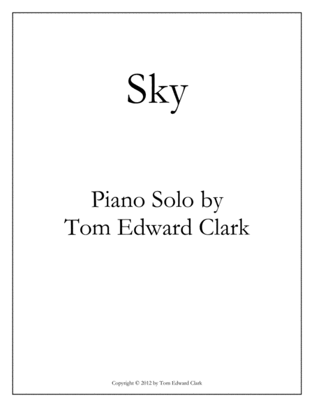 Sky Sheet Music