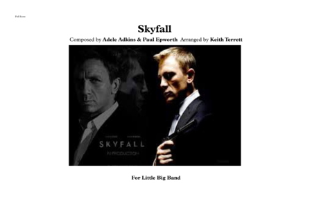 Free Sheet Music Skyfall For Little Big Band