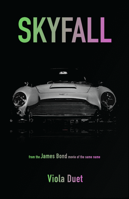 Skyfall James Bond Theme For Viola Duet Sheet Music