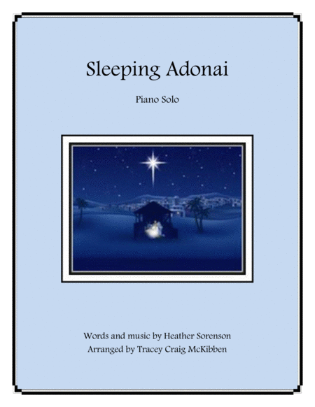 Sleeping Adonai Piano Solo Sheet Music