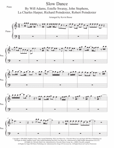 Free Sheet Music Slow Dance Piano Easy Key Of C