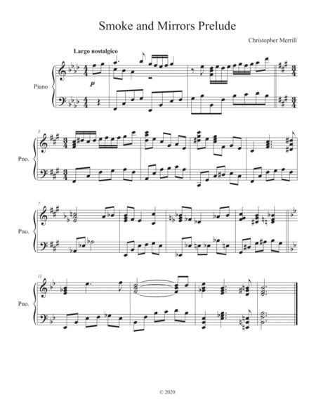 Smoke And Mirrors Prelude Sheet Music