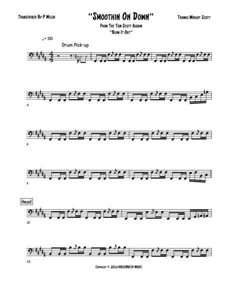 Smoothin On Down Bass Guitar Tab Sheet Music